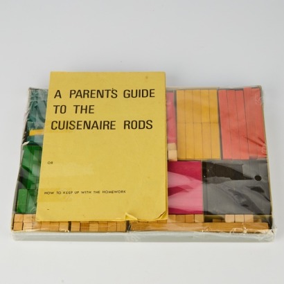 A Set of Cuisenaire Rods Circa 1965