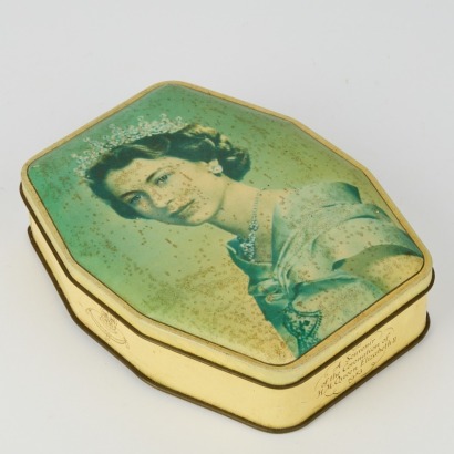 A Queen Elizabeth Coronation Souvenir Tin