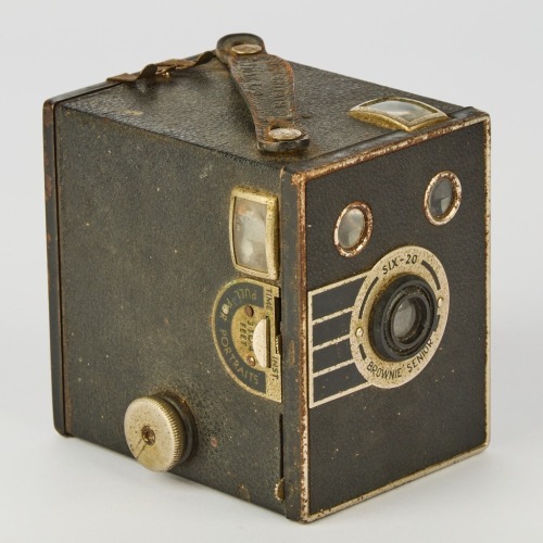 A Kodak Six-20 Brownie Senior Camera