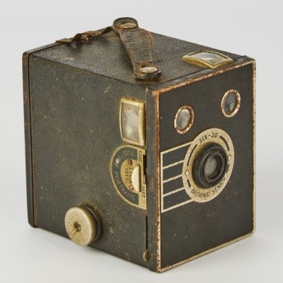 A Kodak Six-20 Brownie Senior Camera