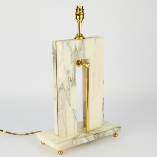 A Marble Lamp Base