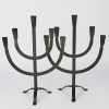 A Pair of Brutalist Candelabras
