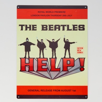 Tin The Beatles Sign