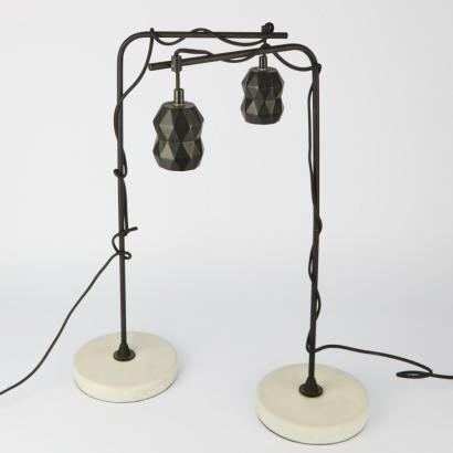 A Pair of Bedside Table Lamps