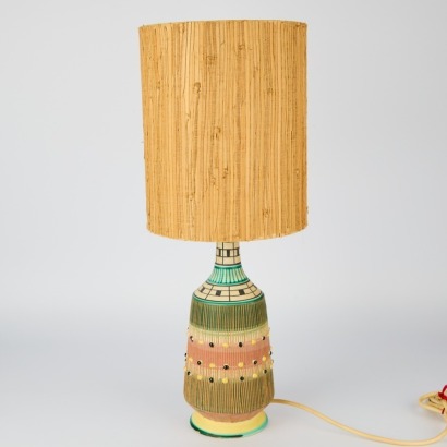 A Midcentury Italian Ceramic Lamp