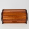 A Mid-Century Brenda Bridget Mahogany Roller Bread Bin for Don Alexander
