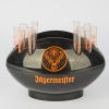 A Jagermeister Rugby Ball Bottle Cooler and Shot Holder