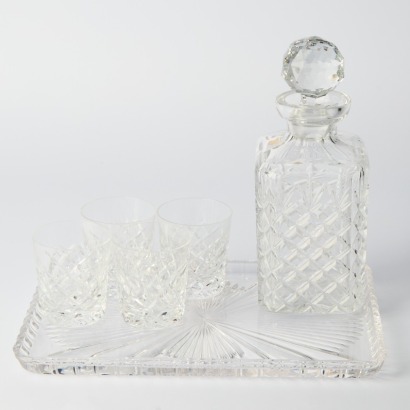 A Crystal Decanter Set