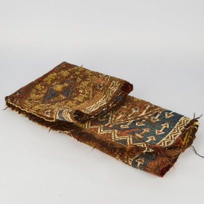A Vintage Tribal Handknotted Rug A/F