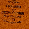 A set of six Crown Lynn Pioneer Glaze Dinner Plates Dia260mm - 2