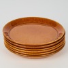 A set of six Crown Lynn Pioneer Glaze side Plates Dia 160mm