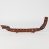A Maori Waka Wood Carving