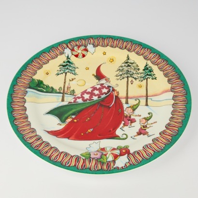 A Vintage Mary Engelbreit Enesco Christmas Dish