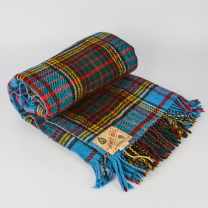 An Anderson Tartan Monty Rug by Fontana, New Zealand