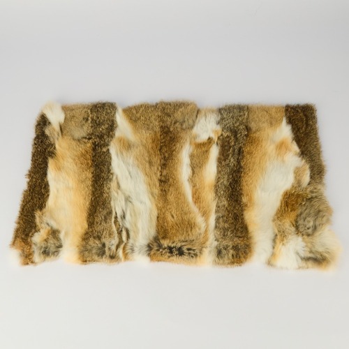 A Natural Rabbit Fur Cushion Cover
