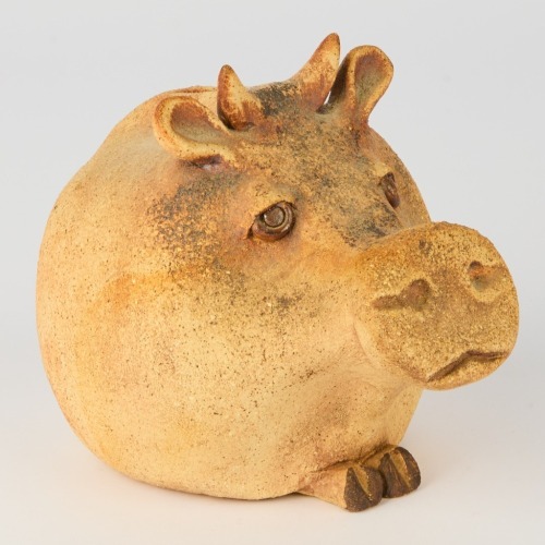 A Studio Pottery Piggy Bank
