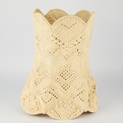 A Vintage Macrame Lampshade
