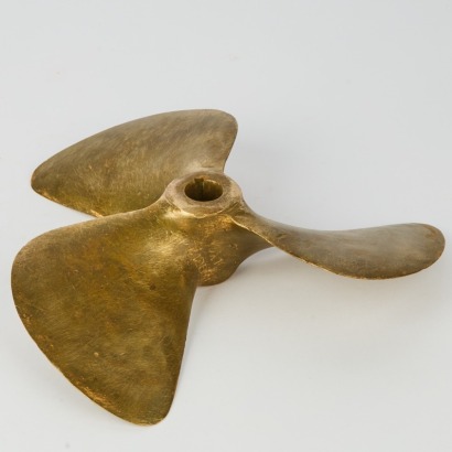 A Vintage Brass Propeller