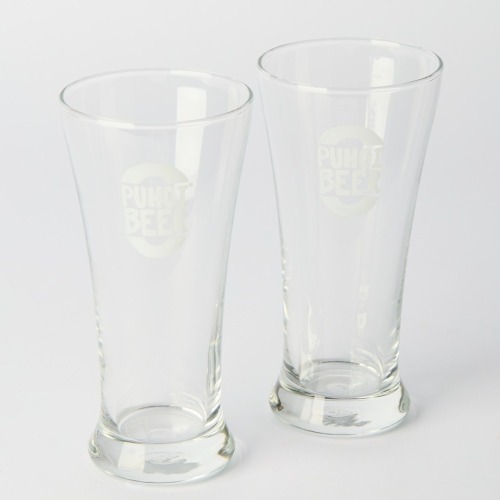 A Pair of Puhoi Beer Glasses