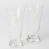 A Pair of Puhoi Beer Glasses