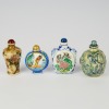 A Set of Four Chinese Porcelain Snuff Bottles