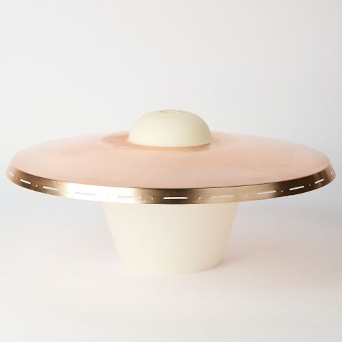 An Opaline Mid Century Pendant