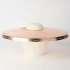 An Opaline Mid Century Pendant