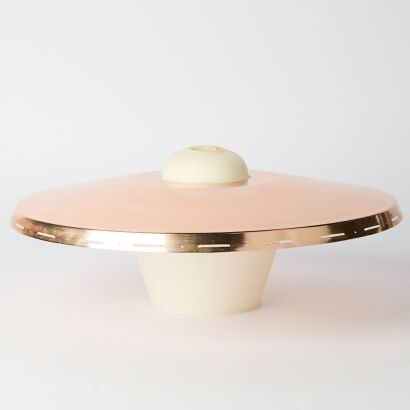 An Opaline Mid Century Pendant