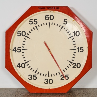 A Large Vintage Minute Timer
