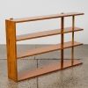 A Mid-Century Solid Rimu Display Shelf