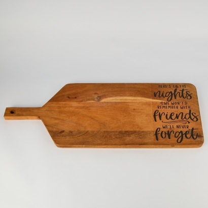 A Large Wooden Serving Board