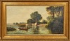 A Framed Early 20th Century Painting
