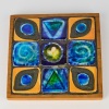 A Small Mid-Century Wall Hanging Tile by Phoenix Pottery