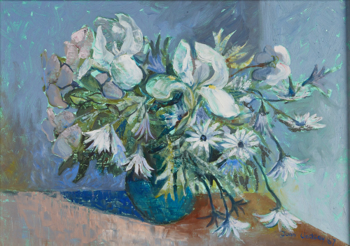 JOAN LINDSEY untitled (floral still-life)