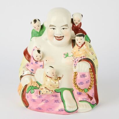 A Chinese 20th Century Maitreya Figure