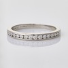 Tiffany & Co, Platinum, 0.23ct Diamond Channel Set Half Eternity Ring with Box