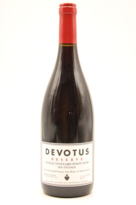 (1) 2016 Devotus Reserve Single Vineyard Pinot Noir, Martinborough [JR17]