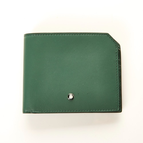 Montblanc, Pewter Soft Wallet (6 Card Holder) with Box - As new