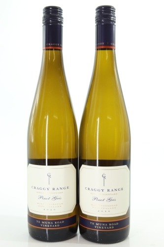 (2) 2020 Craggy Range Te Muna Road Vineyard Pinot Gris, Martinborough