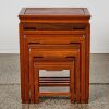 A Set of Four Chinese 20th Century Hardwood Nesting Tables - 2