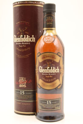 (1) Glenfiddich 15 Year Old Solera Reserve pre-2007