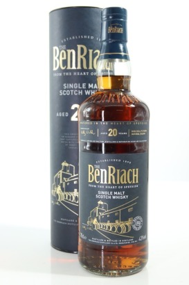(1) The BenRiach 20 Year Old Bottled 2016 Single Malt Scotch Whisky, Speyside, 43% ABV (GB)