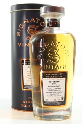 (1) 1995 Signatory Vintage Cask Strength Collection Clynelish 21 Year Old Single Malt Scotch Whisky, Highlands, 55.7% ABV (GB)