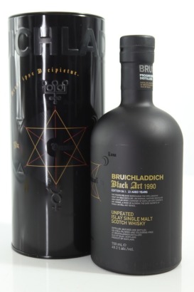 (1) 1990 Bruichladdich Black Art 4th Edition 23 Year Old Unpeated Single Malt Scotch Whisky, Islay, 49.2% ABV (GB)