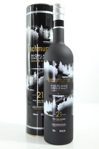 (1) Loch Lomond Inchmurrin 21 Year Old Single Malt Scotch Whisky, Highland, 46% ABV (GB)