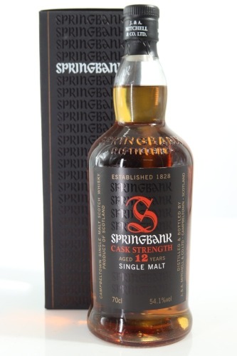 (1) Springbank 12 Year Old Cask Strength Single Malt Scotch Whisky, 54.1% ABV, Circa. 2016 (GB)