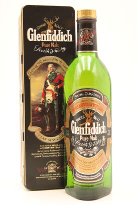 (1) Glenfiddich - Clans Of The Highlands - Clan Sinclair, 40%ABV 700ml, circa 1980s