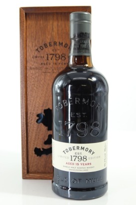 (1) Tobermory Limited Edition 15 Year Old Single Malt Scotch Whisky, Isle of Mull, 46.3% ABV (GB)