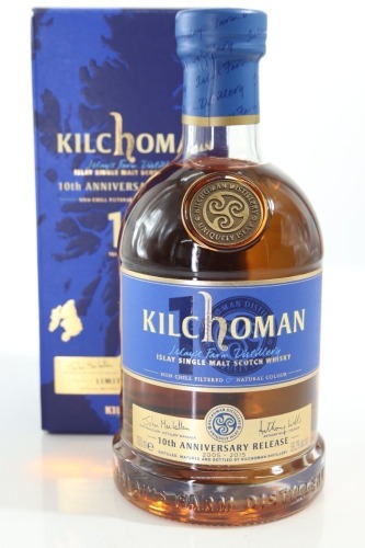 (1) Kilchoman 10th Anniversary Release 2005-2015 Single Malt Scotch Whisky, Islay, 58.2% ABV