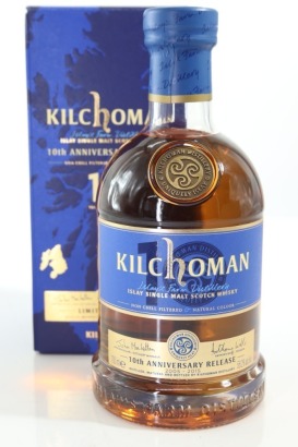 (1) Kilchoman 10th Anniversary Release 2005-2015 Single Malt Scotch Whisky, Islay, 58.2% ABV